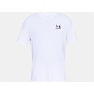 UA Sportstyle Left Chest T-Shirt | White | Large - 1326799100LG