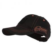 Classic Cap with Removable Flag Patch | Black/Red