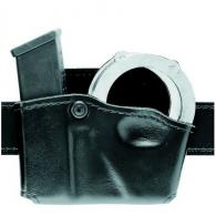 Model 573 Open Top Magazine and HandCuff Pouch | Black | STX Tactical | Right - 573-76-131