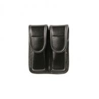 Double Mag Pouch - Staggered Column | Black | Plain - 44A001PL