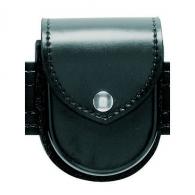 Model 290H Double Handcuff Pouch | Black | Basket Weave - 290H-1-4HS