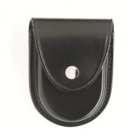 Round Bottom Handcuff Case | Black | Plain - B580