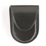 Round Bottom Handcuff Case | Black | Basket Weave - B583W