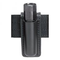 Model 306 Open Top Mini-Flashlight Holder | Black | Basket Weave - 306-11-4