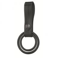 Double Ring Flashlight Holder | Black | Basket Weave - B615W