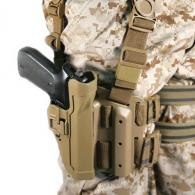Level 3 Tactical Serpa Holster | Black | Left - 430606BK-L