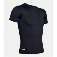 Tactical HeatGear Compression Short Sleeve T-Shirt | Black | Small - 1216007001SM