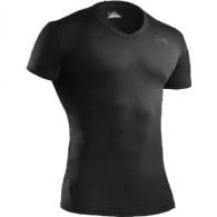 Tactical HeatGear Compression V-Neck T-Shirt | Black | Large - 1216010001LG