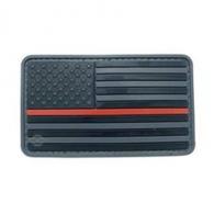 U.S. Flag Black w/ Red Stripe Morale Patch - 6783000