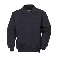 Shield Job Shirt - Twill Collar | Navy | 2X-Large - 3732-2XL