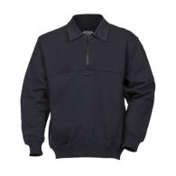 Shield Job Shirt - Twill Collar | Navy | Large