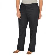 Women's Relaxed Fit Straight Leg Cargo Pants | Black