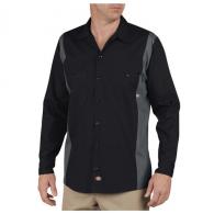 Industrial Color Block Shirt | Black/Charcoal | X-Large - LL524BKCHXT