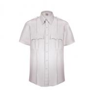 TexTrop2 Zippered Short Sleeve Polyester Shirt  | White | Size: 16.5 - Z3310N-16.5