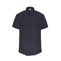 TexTrop 2 SS Shirt - Zippered | Navy | Size: 19 - Z3314N-19