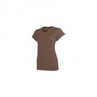 TAC23 Women's Double Dry Tee | Army Brown | Small - TAC23 S LN