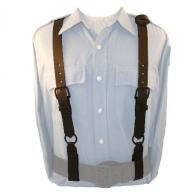 Police Suspenders | Black | Plain - 9180-1