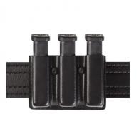 Model 775 Slimline Open Top Triple Magazine Pouch | Black | STX Plain - 775-83-41