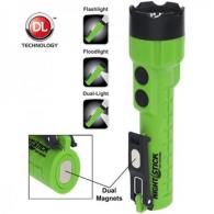 X-Series Dual-Light Flashlight w/Dual Magnets - 3 AA | Green - NSP-2424GMX