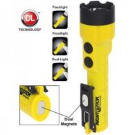 X-Series Dual-Light Flashlight w/Dual Magnets - 3 AA | Yellow - NSP-2424YMX