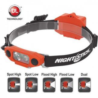 DICATA Intrinsically Safe Low-Profile Dual-Light Headlamp | Red - XPP-5462RX