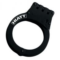 Oversized Steel Hinge Handcuffs | Black