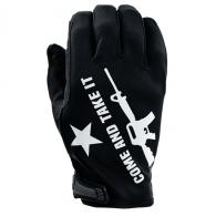 Come & Take It - Unlined Gloves - Reflective | Black | Small - IH-COM-SM