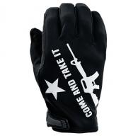 Come & Take It - Unlined Gloves - Reflective | Black | X-Large - IH-COM-XLG
