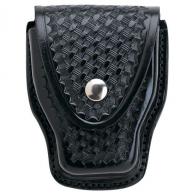 Handcuff Case | Black | Basket Weave - A508-BW-H