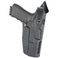 Model 7360 7TS ALS/SLS Mid-Ride, Level III Retention Duty Holster | Black | STX Plain | Right - 7360-75027-411