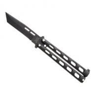 5 Black Butterfly 1095 Powder Coated Tanto Blade | Black