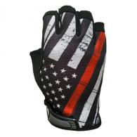 Red Line Flag - Unlined - Half Finger Gloves | Large - IH-RL-LG