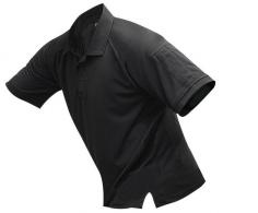 Vertx Coldblack Men's Short Sleeve Polo | Black | X-Small - VTX4000PBKXSMALL
