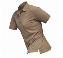 Vertx Coldblack Men's Short Sleeve Polo | Tan | 4X-Large - VTX4000PTN4XL