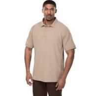 Vertx Coldblack Men's Short Sleeve Polo | Tan | X-Small - VTX4000PTNXSMALL
