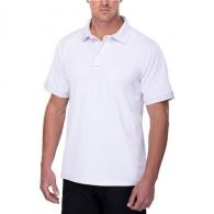 Vertx Coldblack Men's Short Sleeve Polo | White | 2X-Large - VTX4000PWH2XL