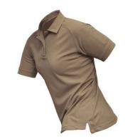 Vertx Coldblack Women's Short Sleeve Polo | Tan | Small - VTX4010PTNSMALL