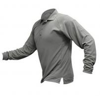 Vertx Coldblack Men's Long Sleeve Polo | Grey | Medium - VTX4020PGYMEDIUM