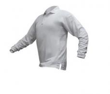 Vertx Coldblack Men's Long Sleeve Polo | White | X-Small - VTX4020PWHXSMALL