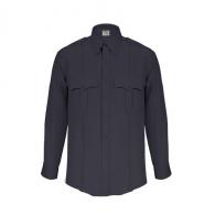 TexTrop 2 LS Shirt - Zippered | Navy | 16.5 x 33 - Z314N-16.5-33