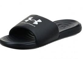 Under Armor Ansa Fixed Sandal | Black/White | Size: 13 - 302376100413