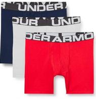 UA Men's Charged Cotton 6in Boxerjock - 3 Pack - 1363617600XL