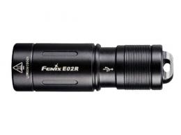 E02R RECHARGEABLE EDC FLASHLIGHT BLACK - E02RG2BK