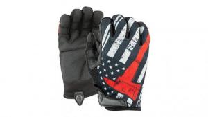Red Line Flag w/Axe - unlined - full finger gloves - SM