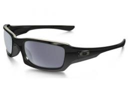 Fives Squared - Polished Black w/ Gray Lens