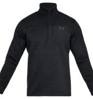 UA Specialist Henley 2.0 Long Sleeve Black/Charcoal Large - 1316276-001-LG