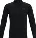 UA Men's Tech 1/2 Zip Long Sleeve Black/Charcoal 4XL - 1328495-001-4XL