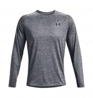 UA Men's Tech Long Sleeve Pitch Gray Small - 1328496-012-SM