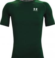 UA Men's HeatGear Short Sleeve Forest Green XXL - 1361518-301-XXL