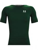 UA Men's HeatGear Short Sleeve Forest Green 4XL - 1361518-301-4XL